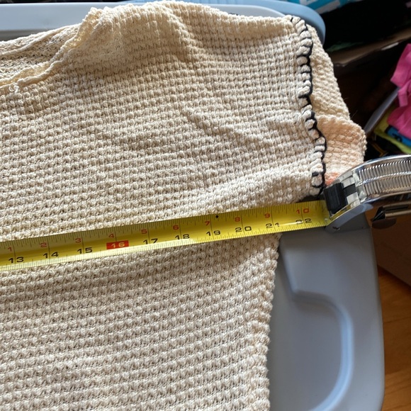 Gimmicks waffle high low shirt Xs - Picture 4 of 6